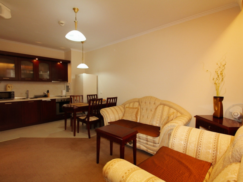 Apartament mobilat cu două camere în complexul Downtown