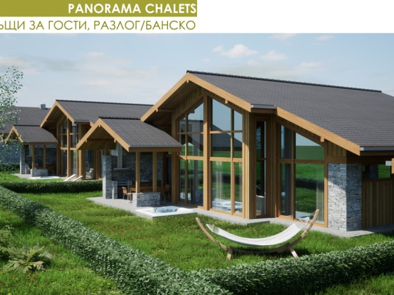 Proiect exclusiviv: 5 case familiale în complexul închis „Panorama Chalets”