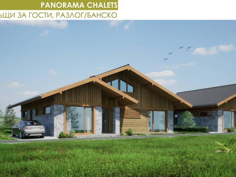 Proiect exclusiviv: 5 case familiale în complexul închis „Panorama Chalets”