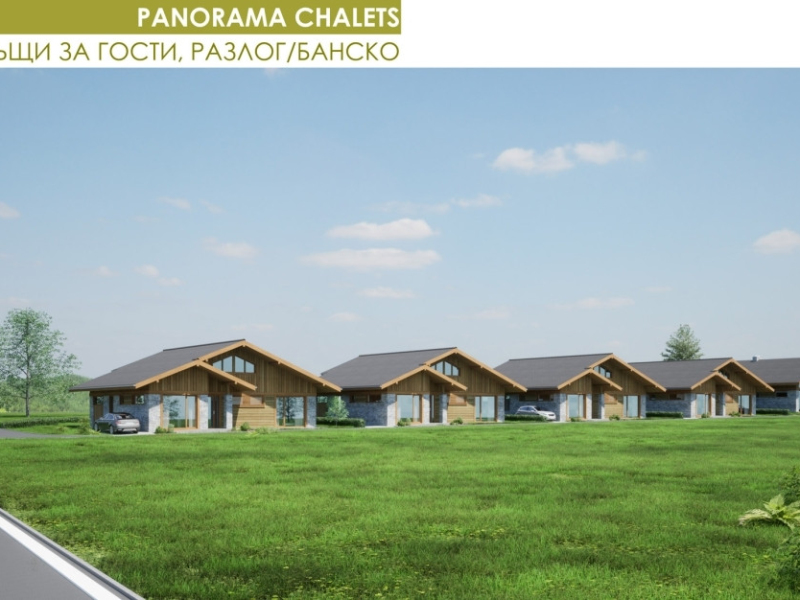 Proiect exclusiviv: 5 case familiale în complexul închis „Panorama Chalets”