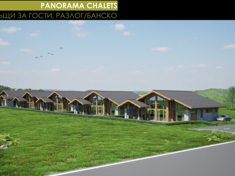 Proiect exclusiviv: 5 case familiale în complexul închis „Panorama Chalets”