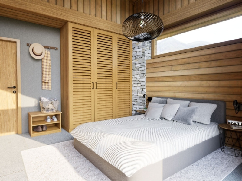 Proiect exclusiviv: 5 case familiale în complexul închis „Panorama Chalets”