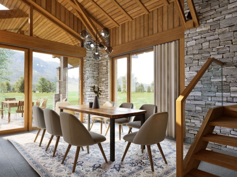 Proiect exclusiviv: 5 case familiale în complexul închis „Panorama Chalets”