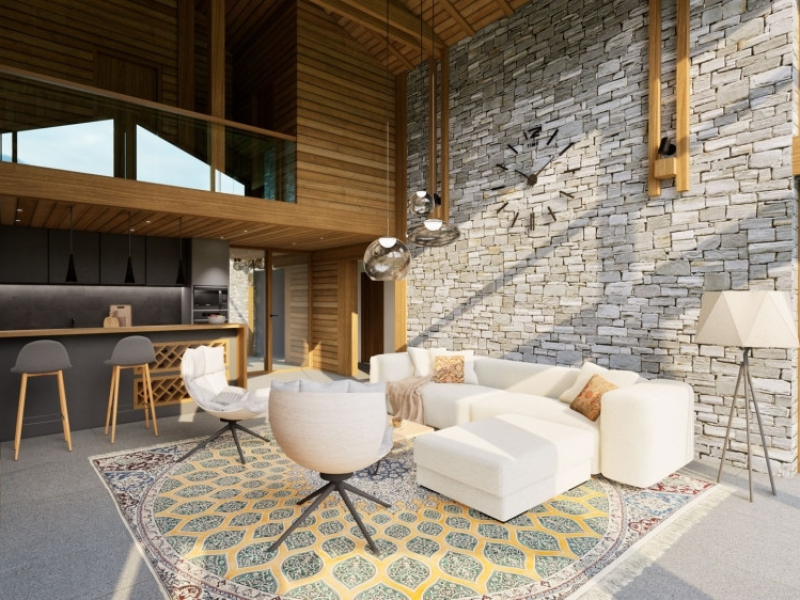 Proiect exclusiviv: 5 case familiale în complexul închis „Panorama Chalets”