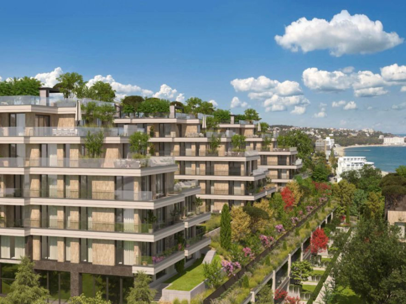 Apartament luxos cu 3 camere și vedere panoramică la mare – Azur Panorama