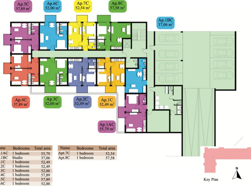 Apartament 2 camere, Sveti Vlas, proiect Emperium